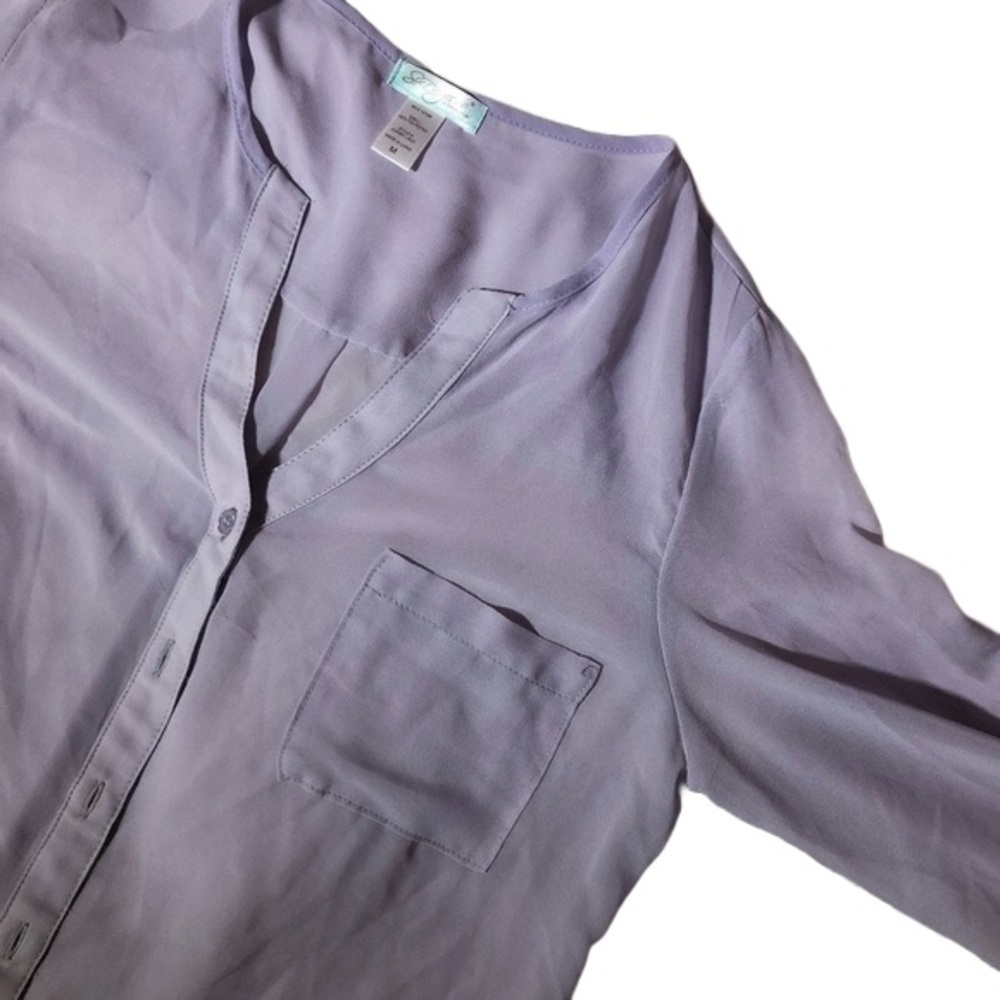  Lilac Button Down Shirt 